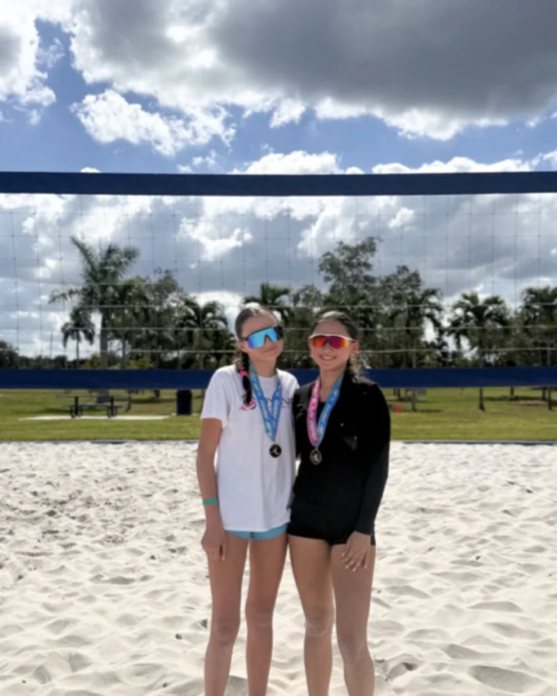 Jordan Kurenuma and Hannah McGrath with their SR1 Wellington gold medals